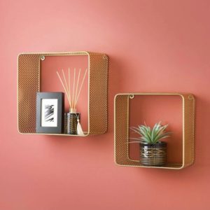 Golden shelves